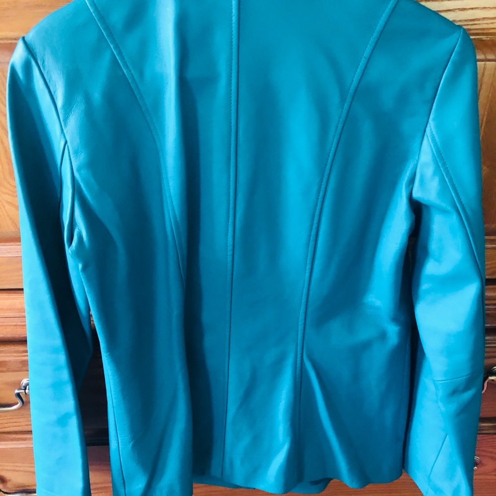 Dialogue Classic Leather Jacket - image 3